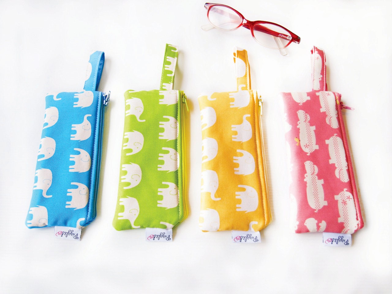 Child's Glasses Case / Spectacles Case with a Hang Tab