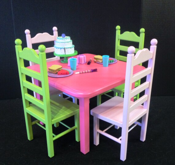 american girl table chair