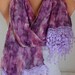 Floral Scarf Spring Summer Scarf Shawl Cowl Pareo Multicolor Bridesmaid Gift For Her Women Fashion Accessories