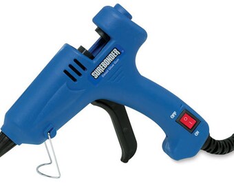 Glue Gun - Detail Glue Gun High Temperature Craft Adhesive Glue permanent clear for metal fabric hair clips plastic glass wood