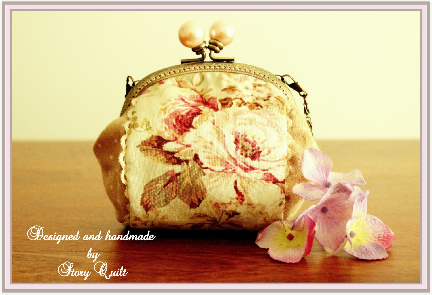 Quick and easy wristlet clutch Purse coin purse small purse