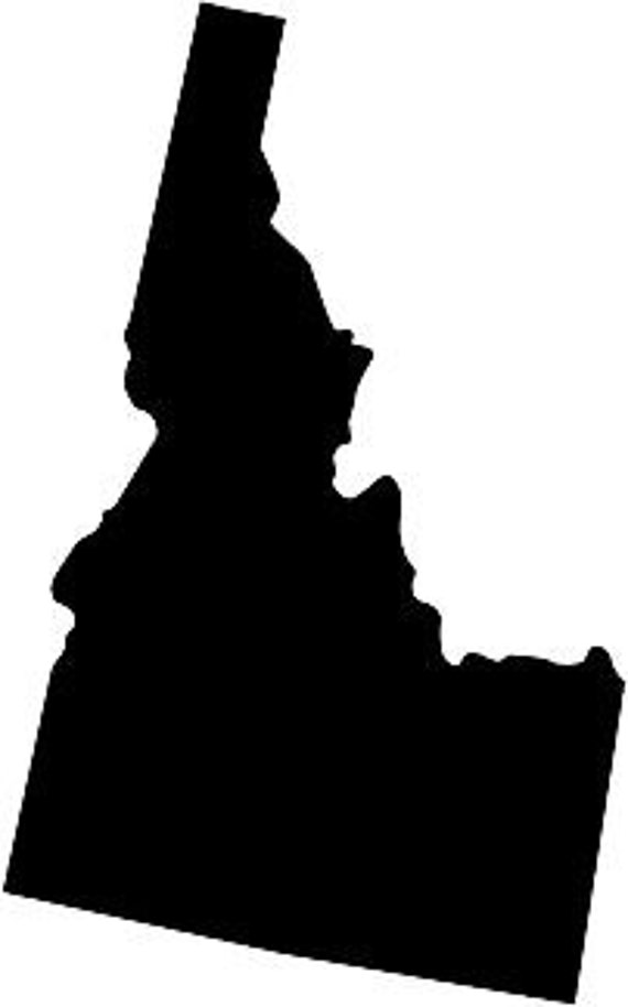 Idaho state Silhouette die cut Vinyl decal sticker. You Pick