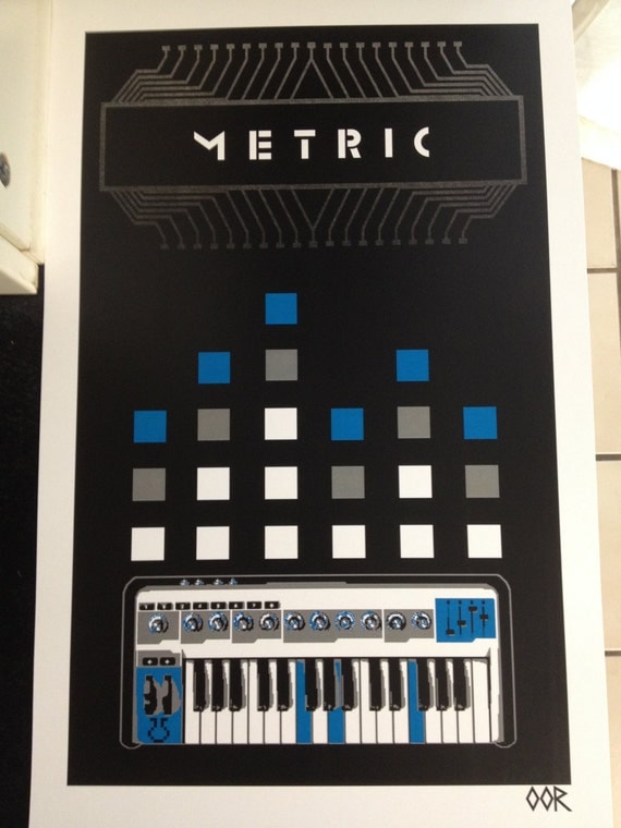 Metric Band Poster Print