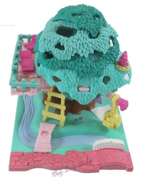 1994 Vintage Polly Pocket Tree House Bluebird Toys 35952