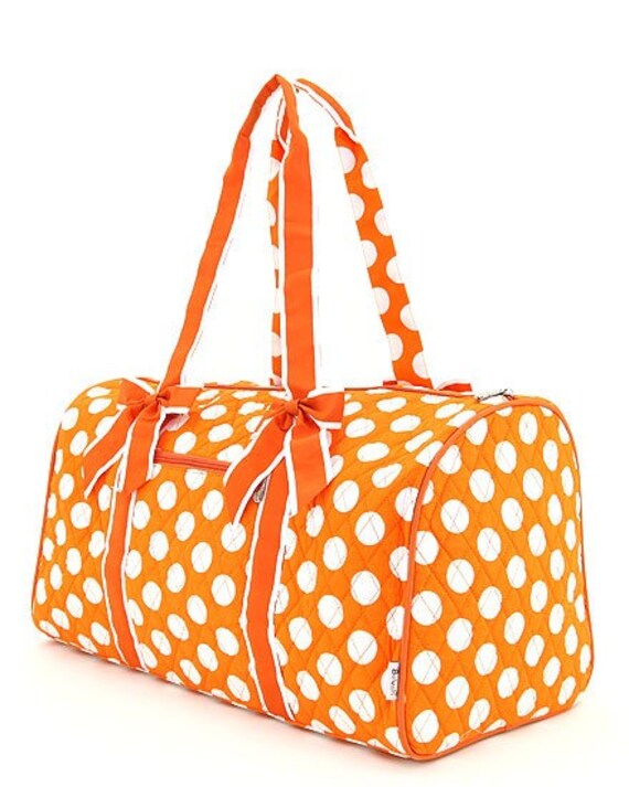 quilted orange bag