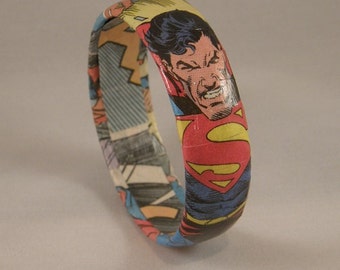 Superman Comic Book Bracelet