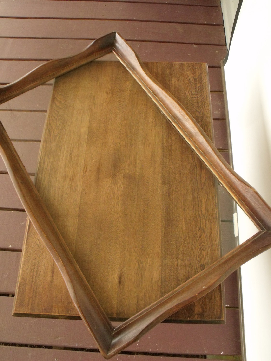 Butler's Table Removable Glass Serving Tray Tea Cart