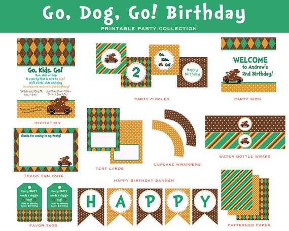 Go Dog Go Birthday Invitations 4