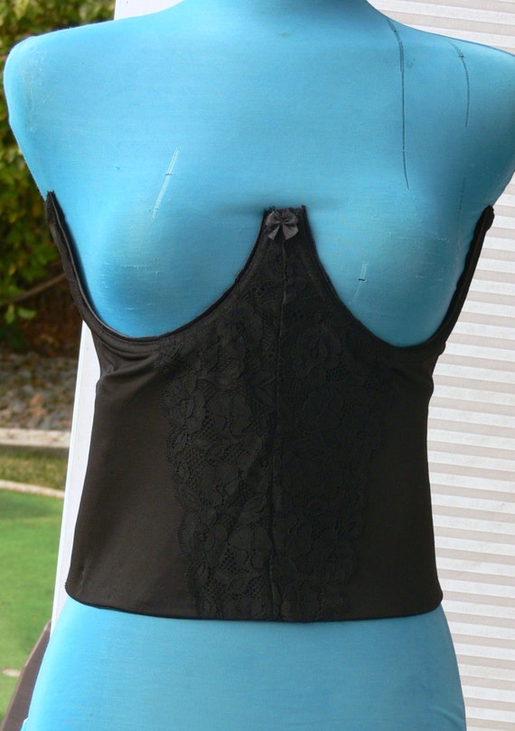 under bust support boned corset size bust 38d