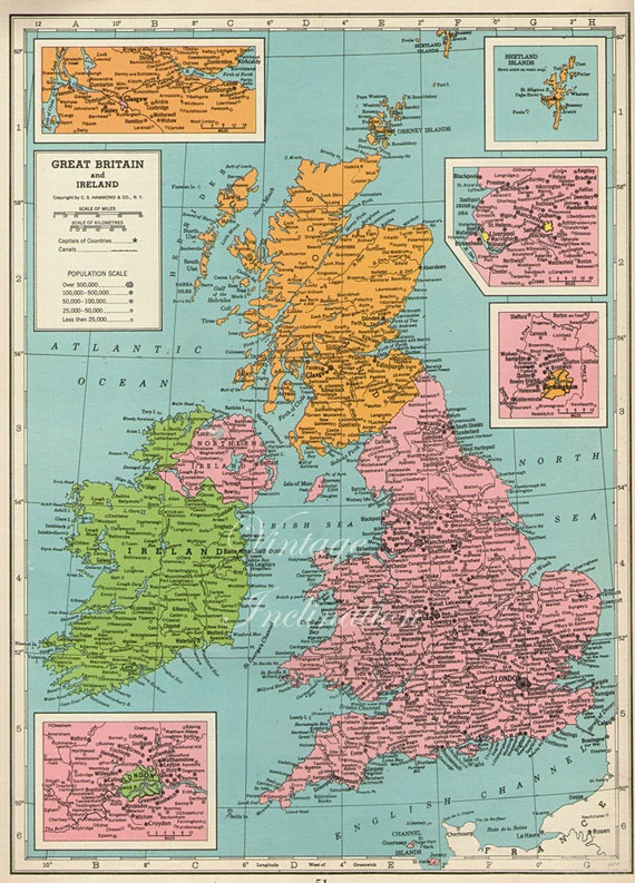 1940er Jahre alten Großbritannien Irland England UK Schottland