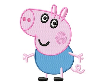 BROTHER GEORGE - The Peppa Pig Family Machine Embroidery Design