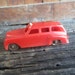 Vintage Plastic Toy Car Red Station Wagon Car S Era Old