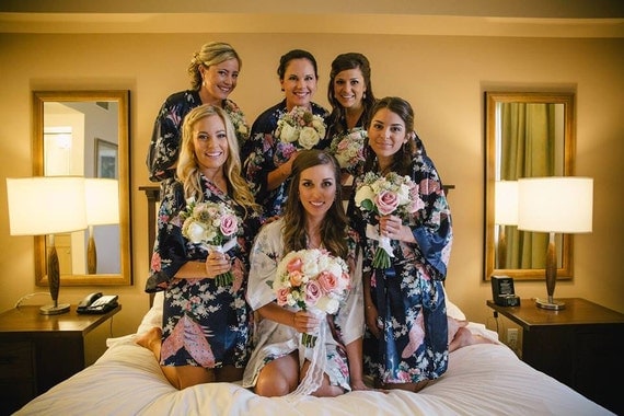 robe of Bridesmaids Robe, 6 bridesmaid set gift gift, Satin Robes, Bridesmaid Robes Silk Set robe of Bridesmaids Robe, 6 bridesmaid set gift gift, Satin Robes, Bridesmaid Robes Silk Set