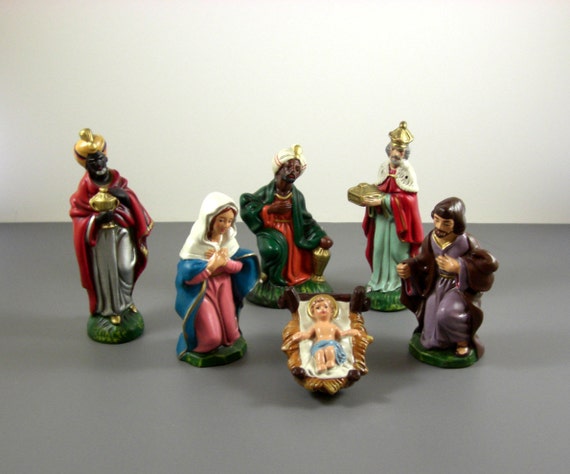 british college teens vintage japanese nativity
