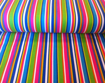 Irving Street City Stripe Flannel fabric