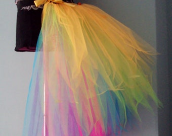 Burlesque Bustle Belt Rainbow Colour Run all sizes avaiable at checkout