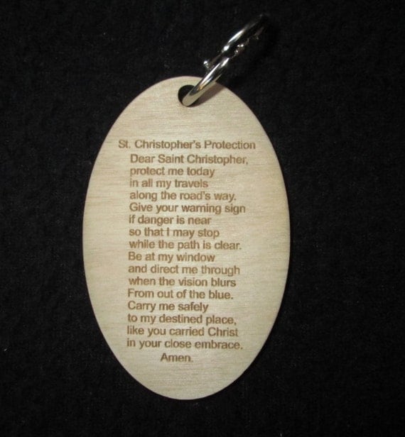 St. Christopher prayer for protection while traveling by