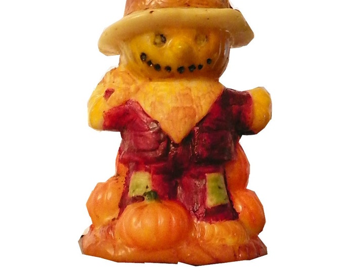 Autumn Scarecrow Candle