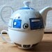 R2-TEA-2 Tea for One Teapot Star Wars R2D2 by GallonsOfInk