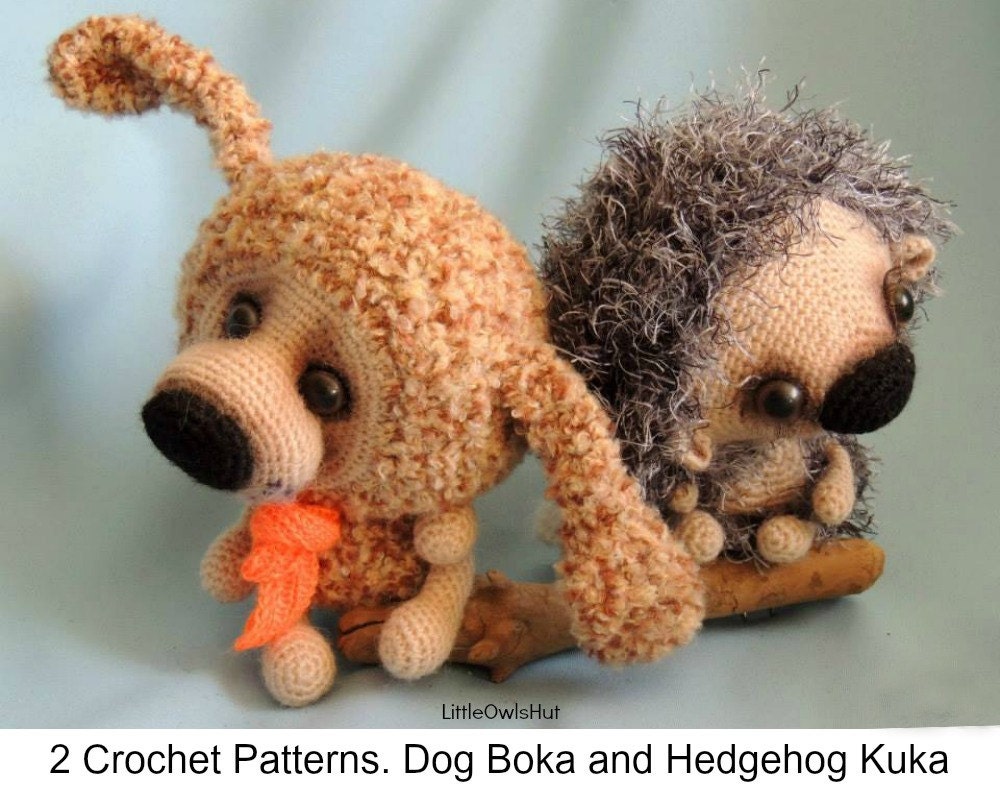 S7 Dog and Hedgehog - Amigurumi Crochet Patterns PDF file ...