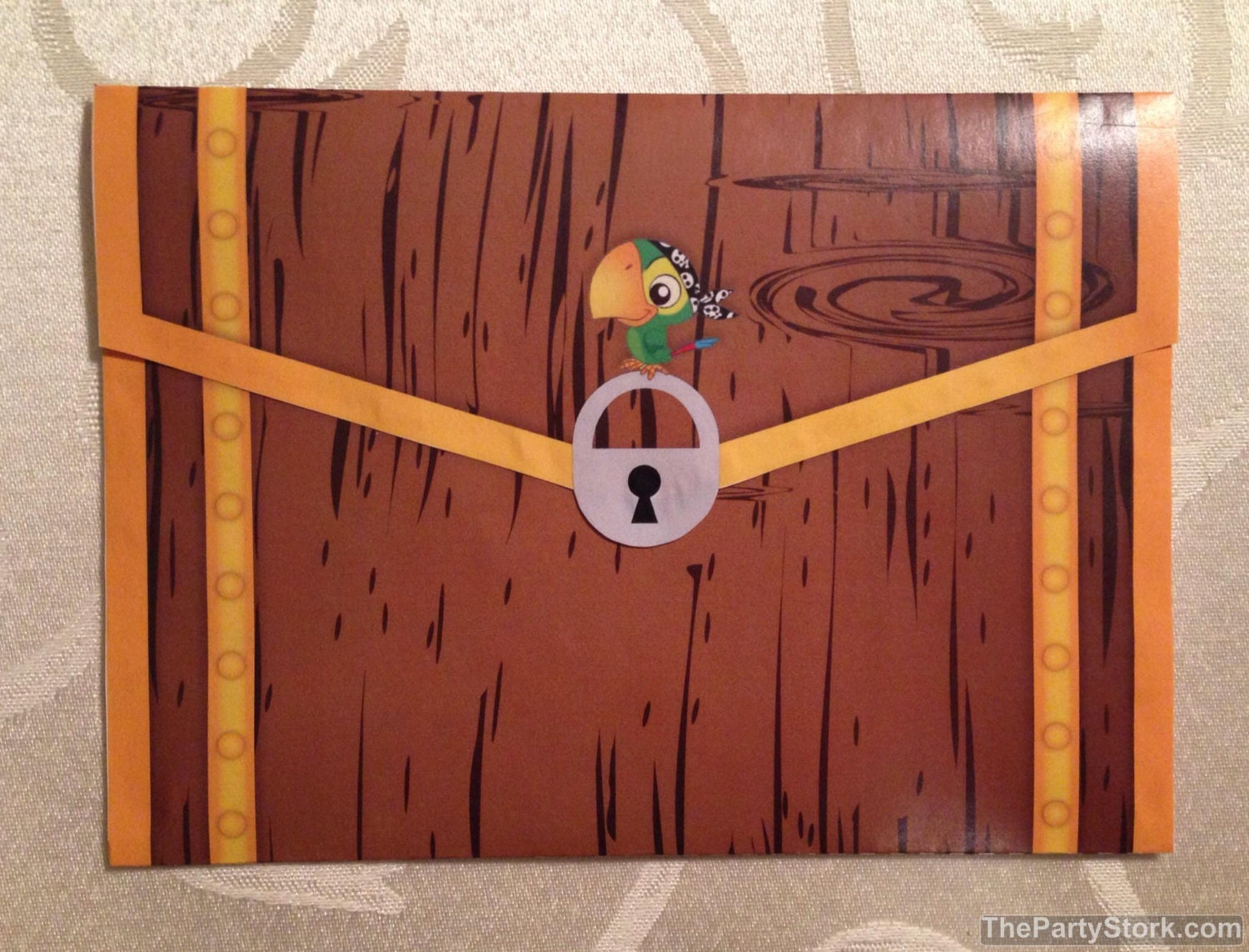 Jake and the Neverland Pirates Treasure Chest Envelope Fits