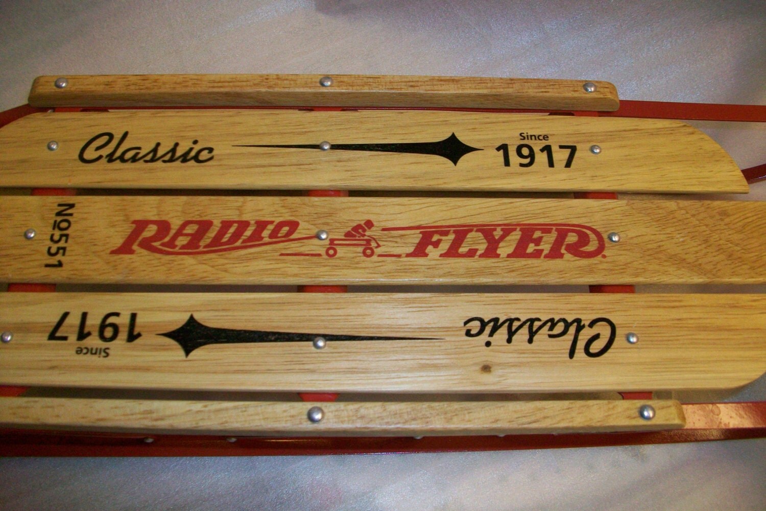 Radio Flyer Sled 551 Collectible by Western Auto 17 x 5