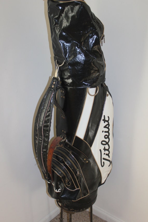 Titleist Golf Bag Vintage Leather Bag Fantastic Golf Bag Sale