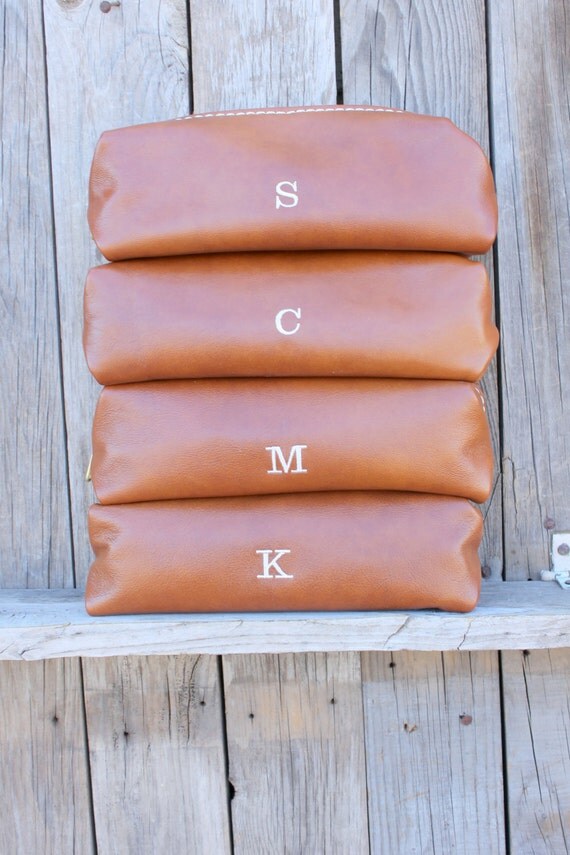 HANDMADE Mens RAZOR bag free Customization fine LEATHER goods