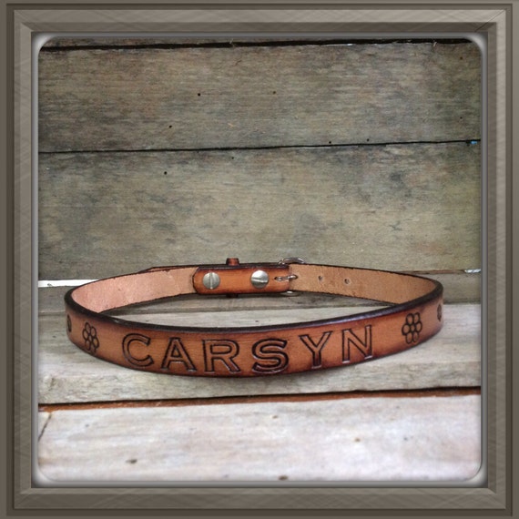 Genuine Leather Kids belt from infants to size 28