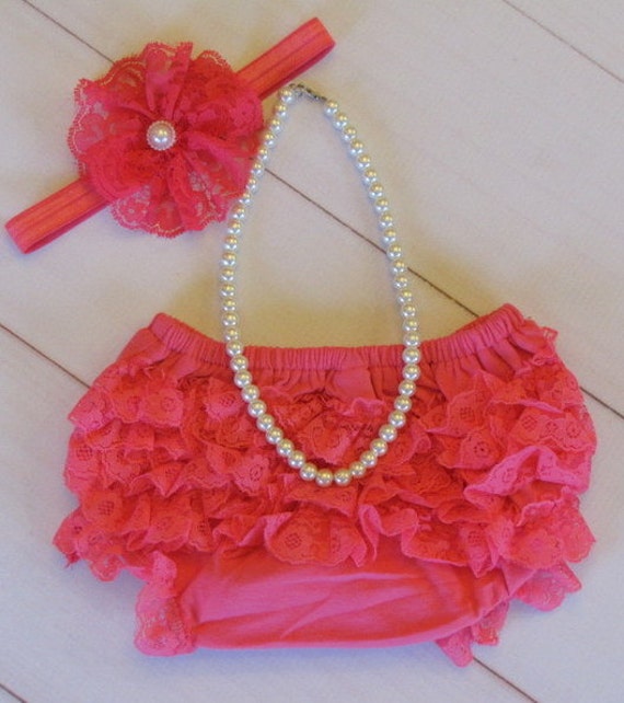 Sale- Hot Pink 1st Birthday Outfit for Baby, or Cake Smashing Outfit ...