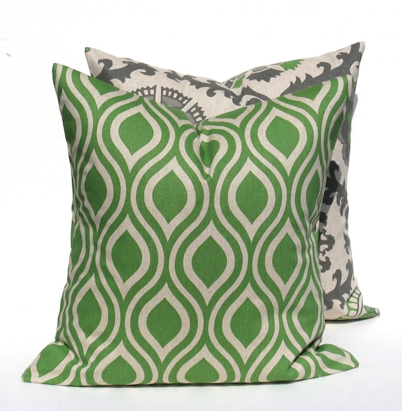 Items Similar To Decorative Throw Pillows Green Pillows Green   Il 570xN.586048907 Ju23 