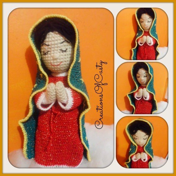virgen de guadalupe plush doll
