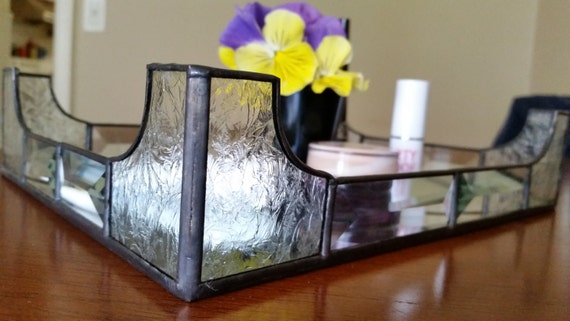 Antiqued Vanity Mirror Tray by SKDGalerie on Etsy