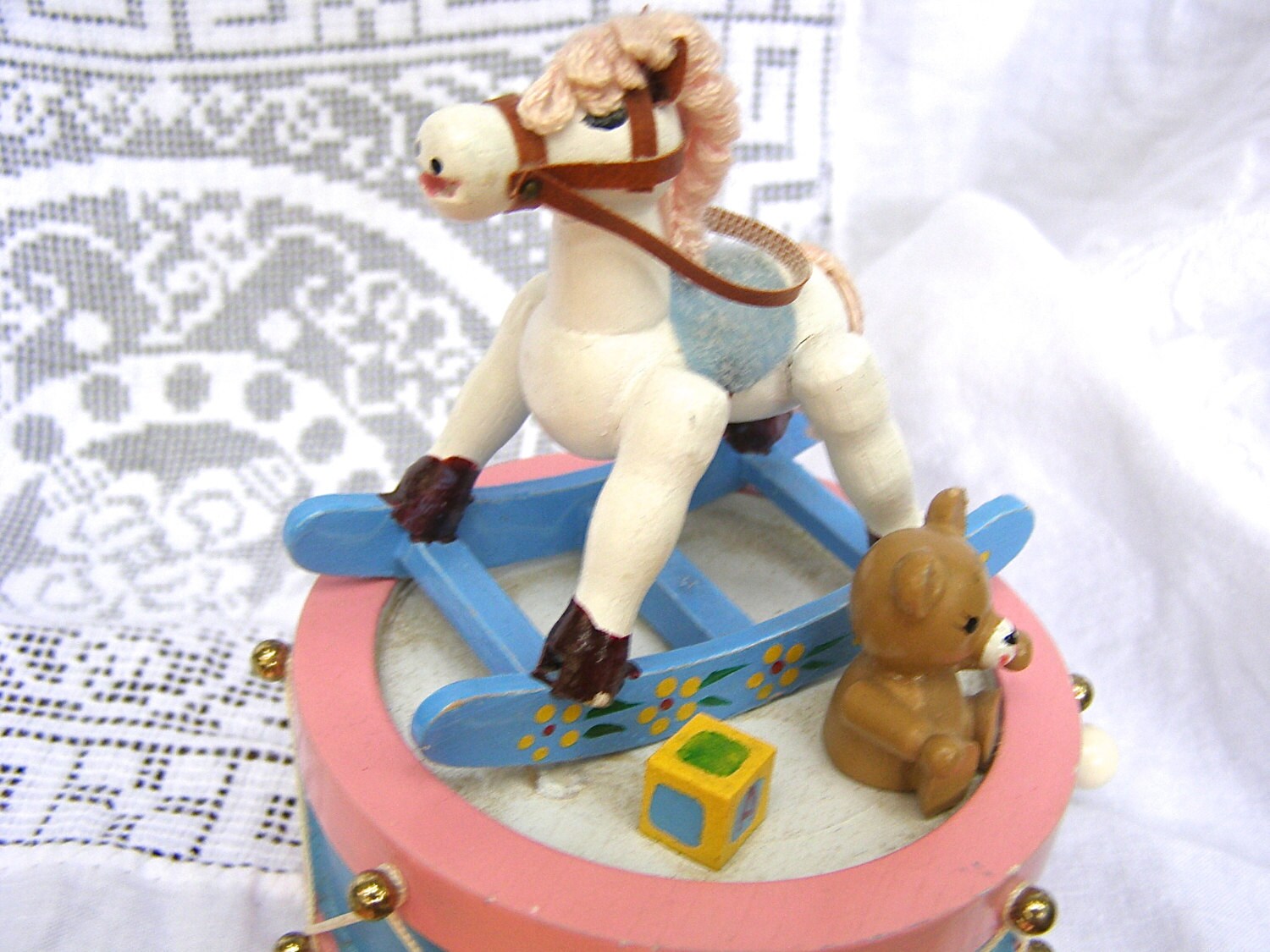 Musical WindUp Toy Vintage Enesco Collectible Toy