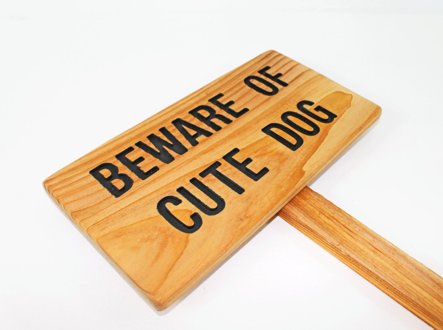 BEWARE of CUTE DOG Fun Dog Sign Dog Lovers Gift Cute Puppy