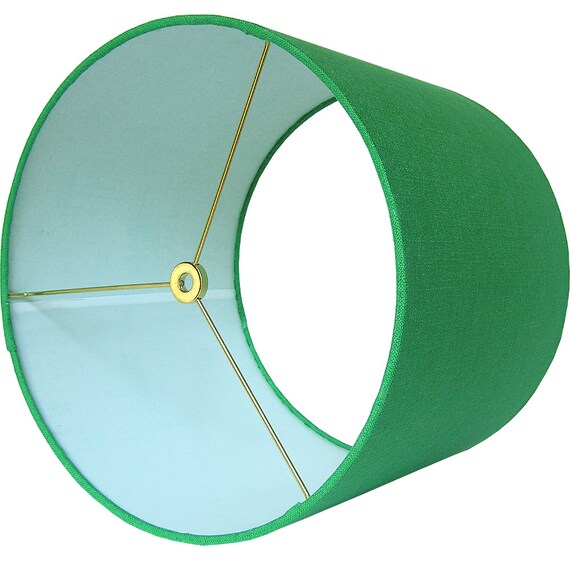 Custom Lamp Shade Green Lampshade Robert Allen Linen in