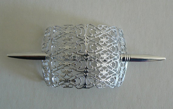 Exquisite Filigree Vintage Hair Clip From West by SalonClassique