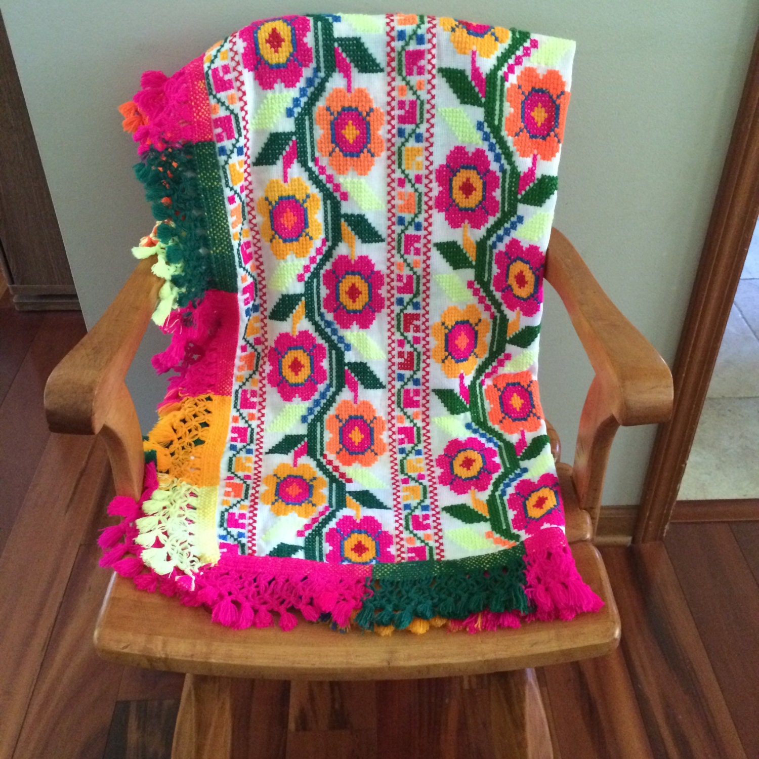 Minky Blanket Personalized Embroidered Blessing Blanket