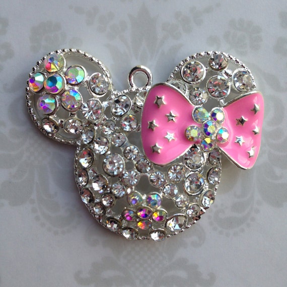minnie mouse gold necklace