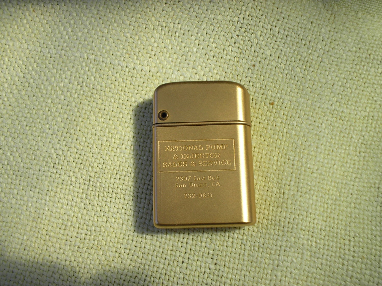 Storm Master Bowers engraved lighter