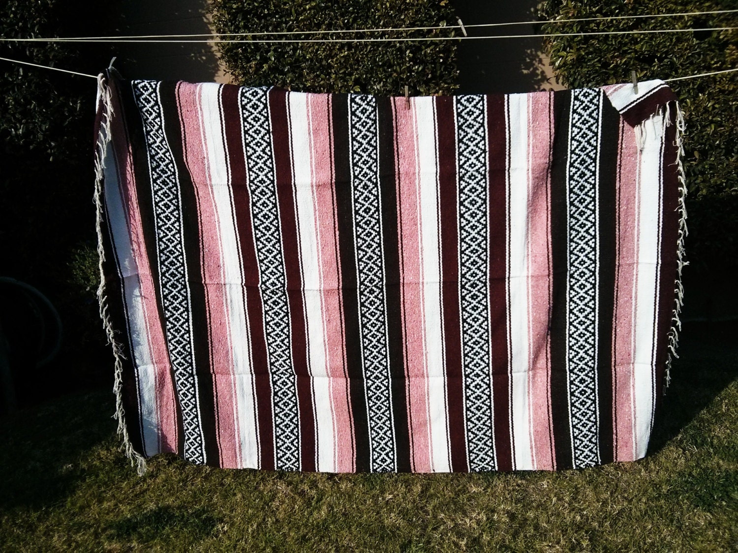 Heavy mexican blanket/ urban outfitters/ anthropologie/ boho/