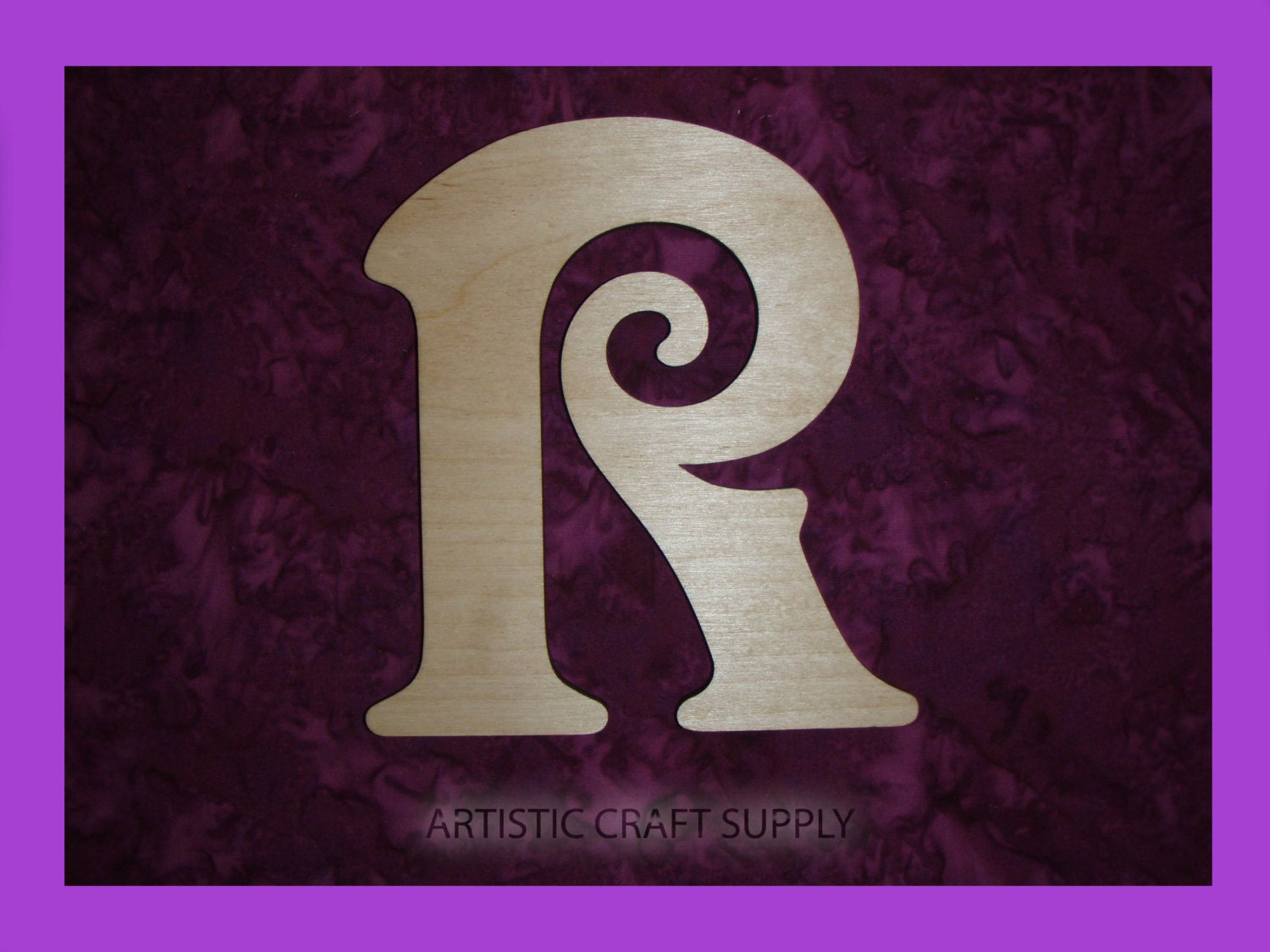 Unfinished Wood Letter R Wooden Letters 6 Inch Tall