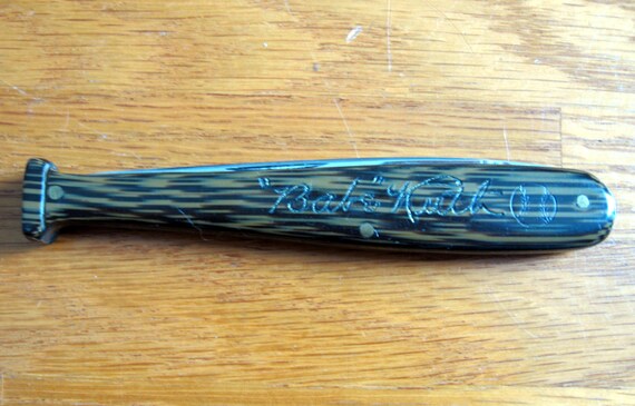 Vintage 1930s Babe Ruth autograph premium pocket knife by