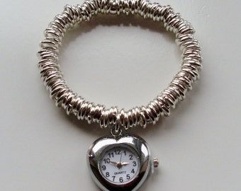 Multi-link Charm Bracelet Watch