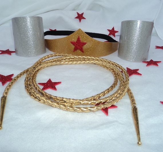 Wonder Woman Costume Accessories Choose Set Silver Cuffs