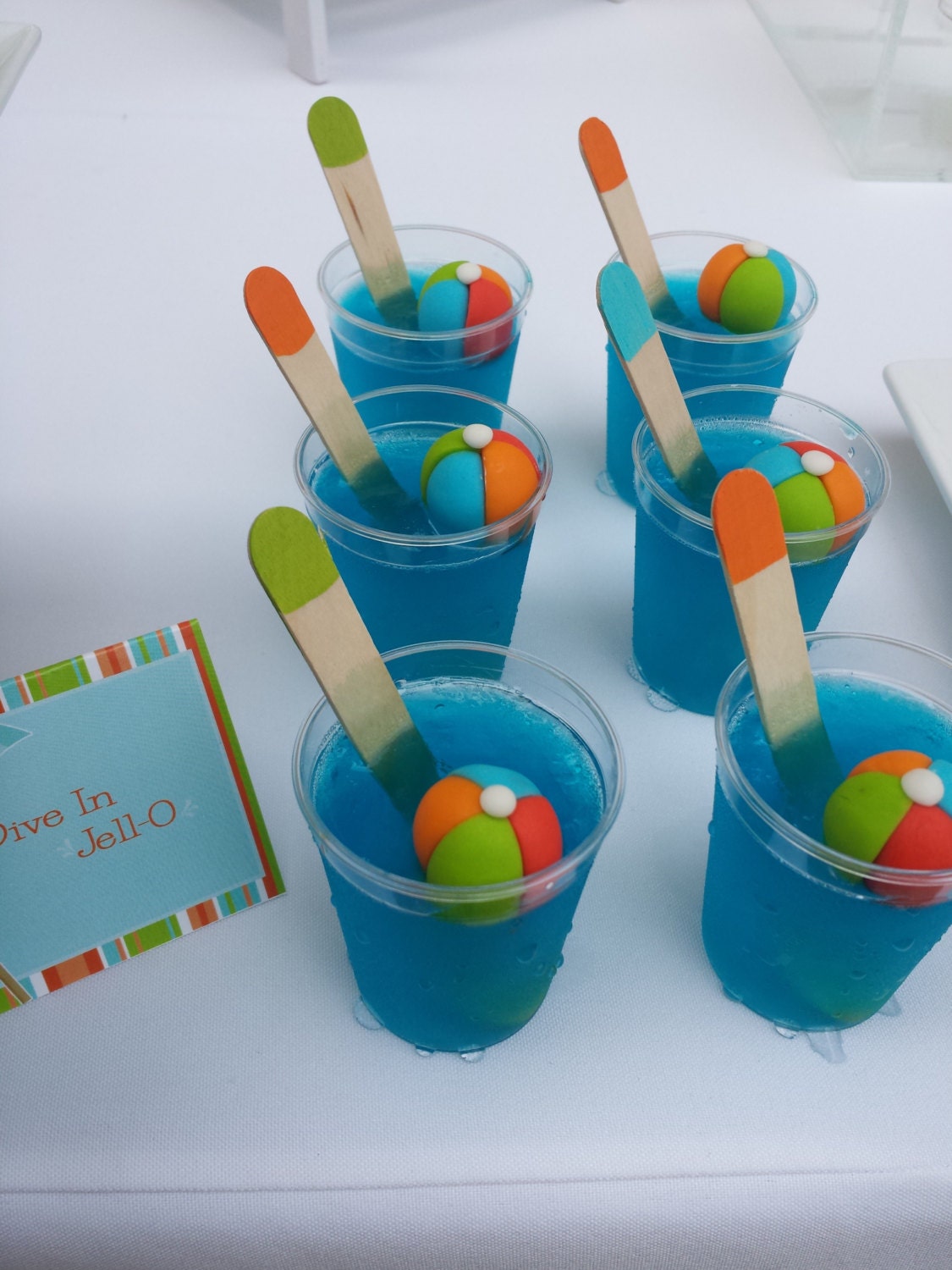 3D fondant beach ball 30 qty 3/4 inch diameter great for