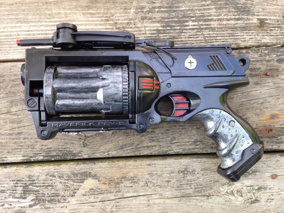 Gothic Steampunk Vampire Monster Hunter Nerf Maverick Prop Gun