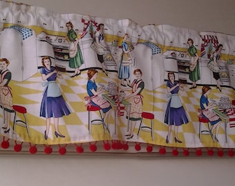 Retro Kitchen Valance