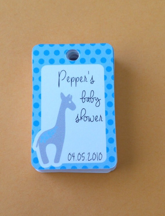 Baby Shower Gift Tags Personalized Favor Gift Tags Favor