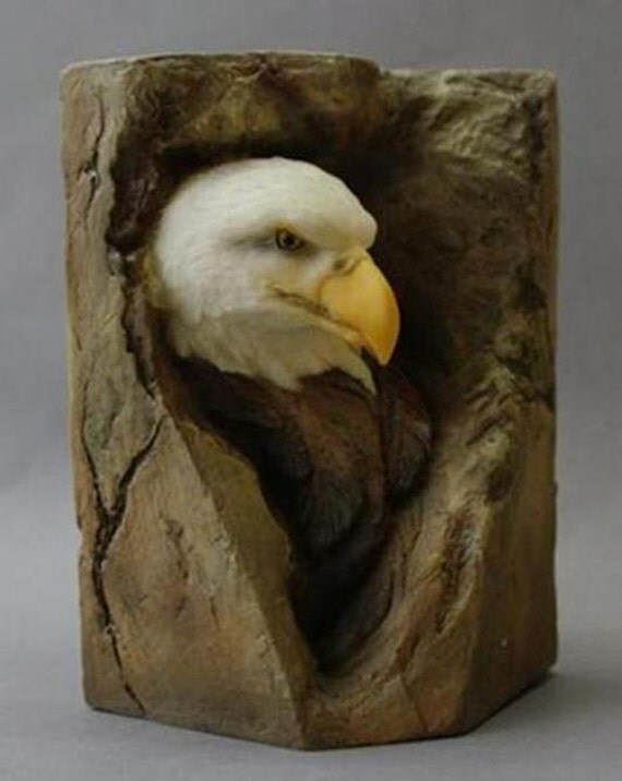 Silicone soap mold eagle rock